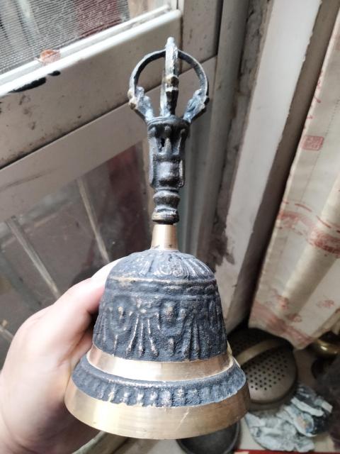古玩雜項法器老銅鈴拍賣，當前價格500元