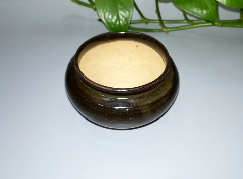 古玩陶瓷元明磁州窯茶葉末釉茶入拍賣，當前價格999元