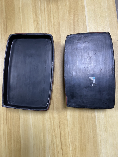 古玩陶瓷蘇州文物商店庫(kù)出 漆器鑲嵌粉彩瓷器蓋盒拍賣,當(dāng)前價(jià)格980元