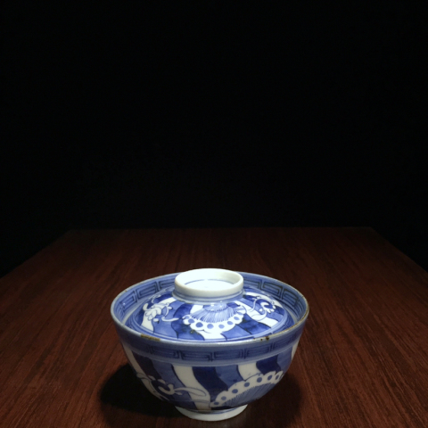 古玩陶瓷清末民初花卉蓋碗拍賣，當前價格688元