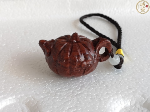 古玩雜項老撾黃花梨壺掛件拍賣,當前價格168元