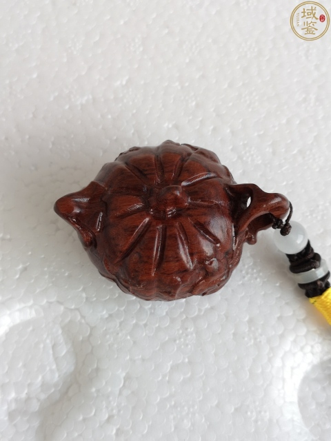 古玩雜項老撾黃花梨壺掛件拍賣,當前價格168元