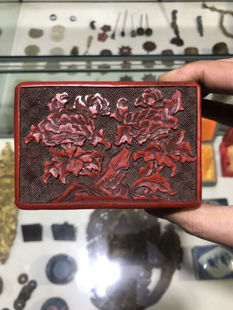 古玩雜項(xiàng)清代漆盒拍賣，當(dāng)前價(jià)格1699元
