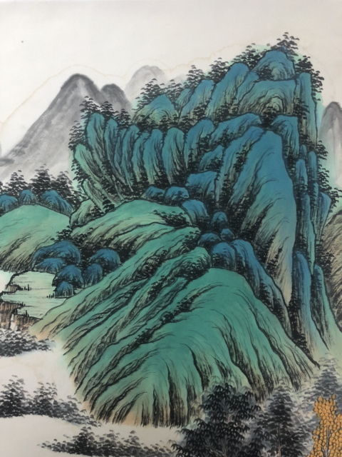 古玩字畫魏云飛 林泉清音圖拍賣,當前價格9000元