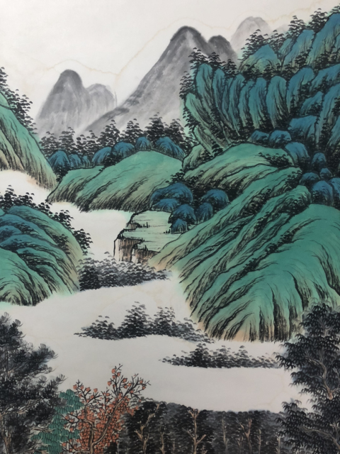 古玩字畫魏云飛 林泉清音圖拍賣,當前價格9000元