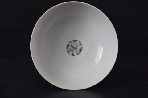 古玩陶瓷清晚期四季海棠粉彩碗拍賣，當(dāng)前價(jià)格888元