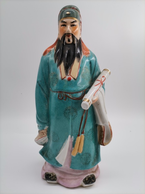 福星人物塑像拍賣，當前價格3000元