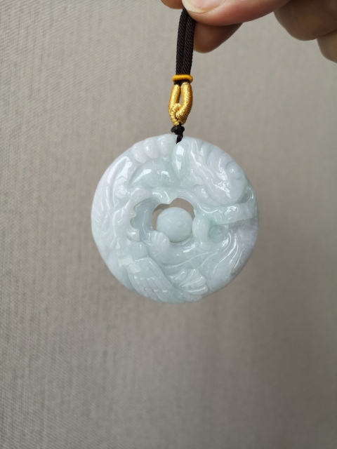 古玩玉器龍風轉心佩拍賣，當前價格1100元