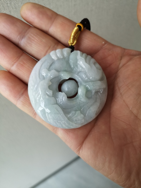 古玩玉器龍風轉心佩拍賣，當前價格1100元