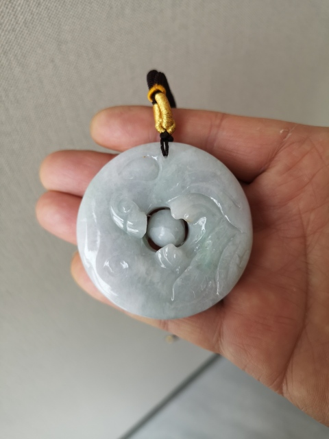 古玩玉器龍風轉心佩拍賣，當前價格1100元