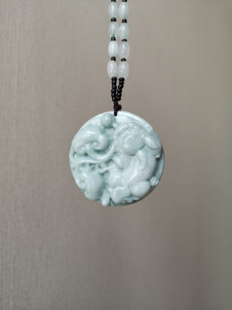 古玩玉器貔貅掛件拍賣，當前價格550元