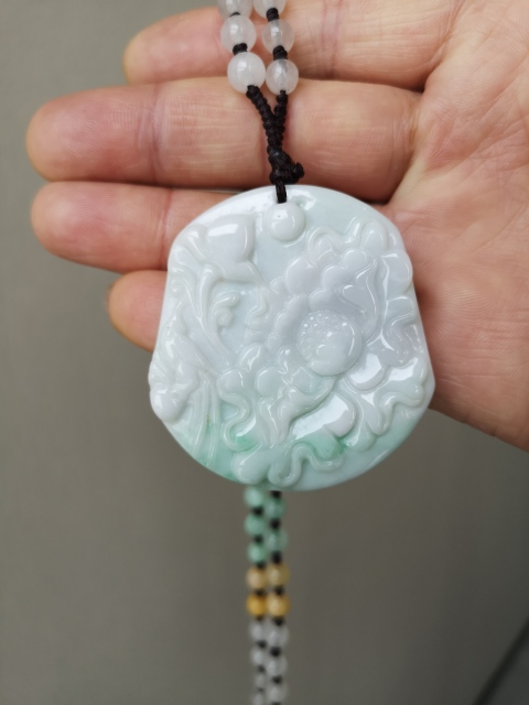 古玩玉器翡翠富貴牌拍賣，當前價格580元