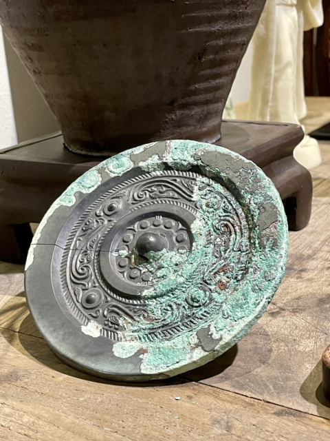 古玩銅器漢代四乳四虺紋鏡拍賣(mài),當(dāng)前價(jià)格6500元