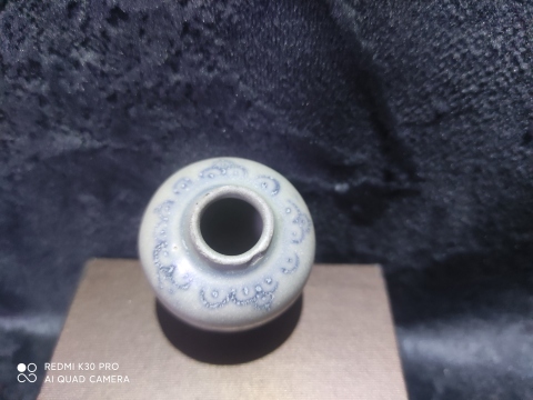 古玩陶瓷明早期青花水盂拍賣，當前價格999元