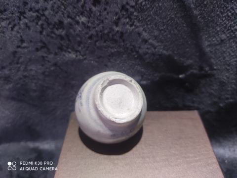 古玩陶瓷明早期青花水盂拍賣，當前價格999元