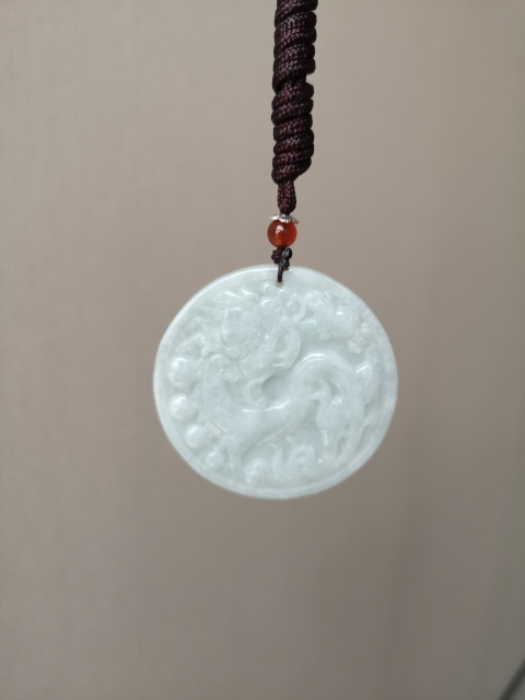 古玩玉器翠龍佩拍賣,當前價格450元