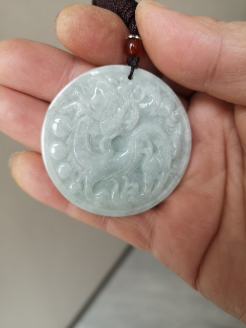 古玩玉器翠龍佩拍賣,當前價格450元