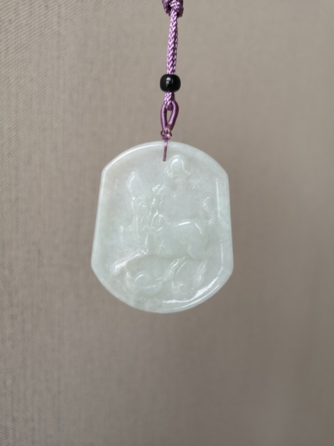 古玩玉器翡翠牌拍賣,當前價格345元