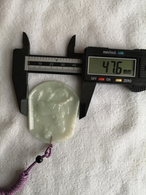 古玩玉器翡翠牌拍賣,當前價格345元
