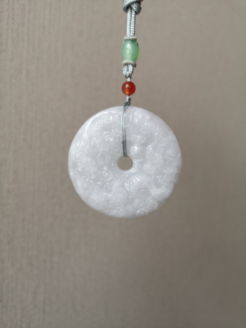 古玩玉器九龍平安扣拍賣,當前價格1200元