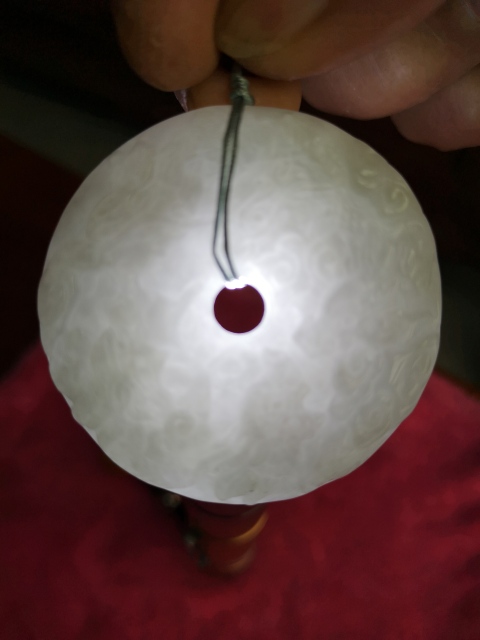 古玩玉器九龍平安扣拍賣,當前價格1200元