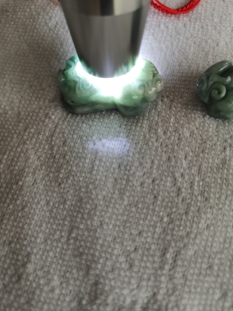 古玩玉器翠貔貅拍賣，當前價格298元