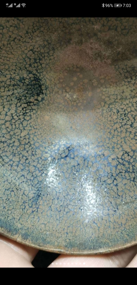 古玩陶瓷建盞油滴茶盞拍賣,當前價格100000元