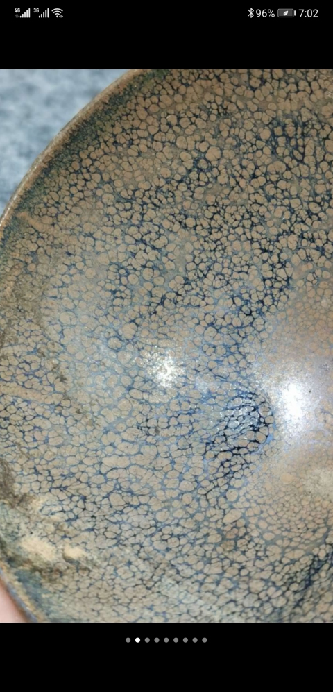 古玩陶瓷建盞油滴茶盞拍賣,當前價格100000元