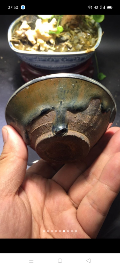 古玩陶瓷【翰林】宋建窯金兔毫束口盞拍賣，當前價格999元