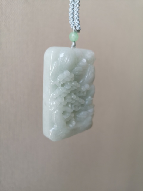 古玩玉器山水牌拍賣，當前價格1600元