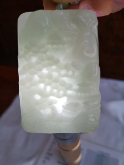 古玩玉器山水牌拍賣，當前價格1600元