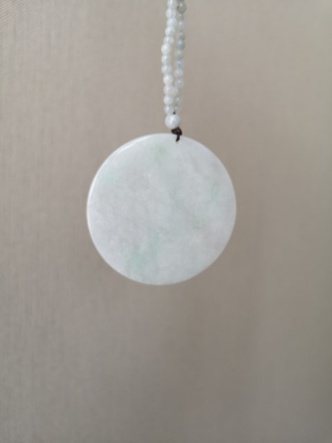 古玩玉器翡翠觀音項鏈拍賣,當前價格980元