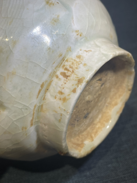 古玩陶瓷【平臺實物保真】宋-湖田窯刻花篦紋花口碗拍賣,當前價格1688元