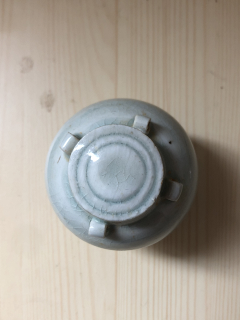 古玩陶瓷湖田窯四系蓋罐拍賣，當前價格22000元