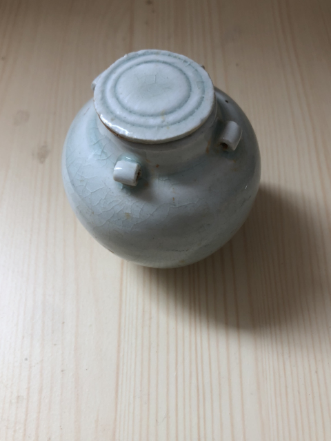 古玩陶瓷湖田窯四系蓋罐拍賣，當前價格22000元