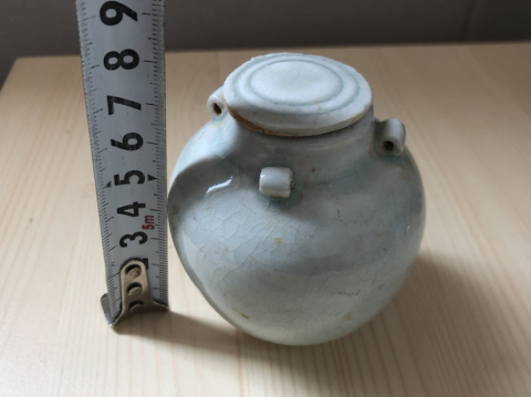 古玩陶瓷湖田窯四系蓋罐拍賣，當前價格22000元