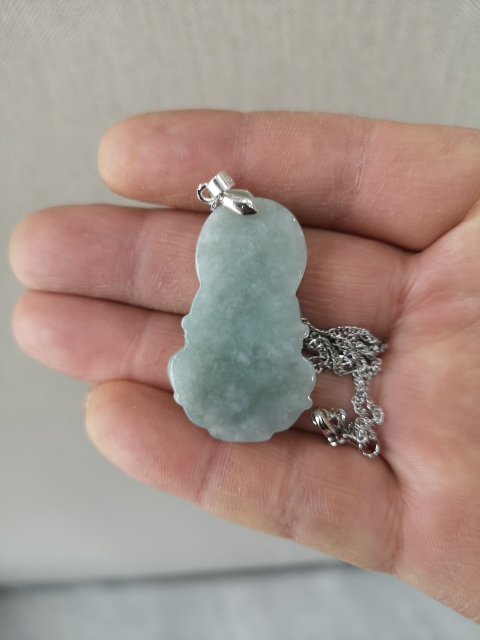 古玩玉器翡翠觀音拍賣,當前價格222元
