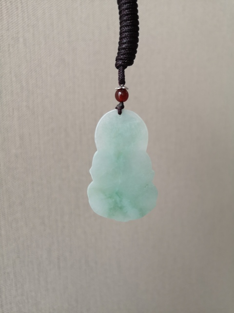 古玩玉器翡翠觀音拍賣,當前價格680元