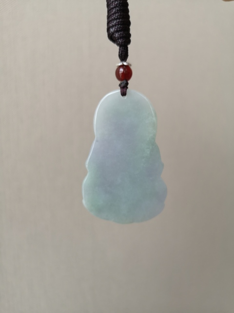古玩玉器翡翠觀音拍賣,當前價格450元
