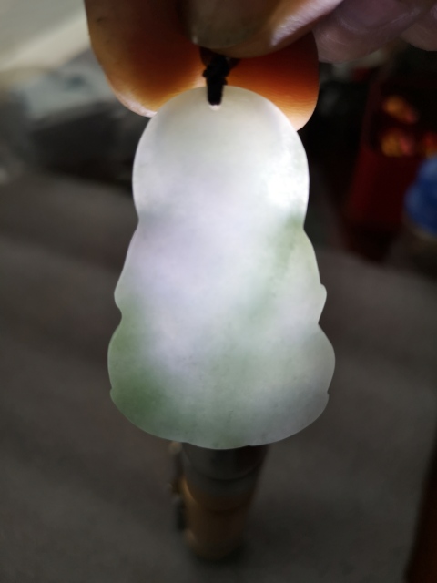 古玩玉器翡翠觀音拍賣,當前價格450元