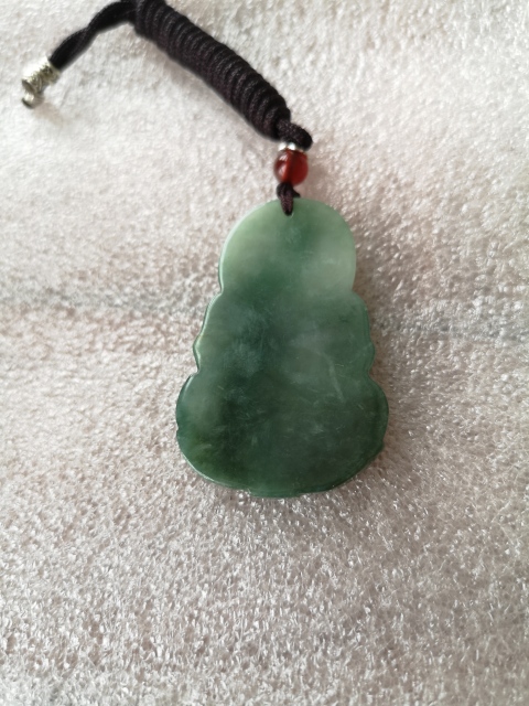 古玩玉器翡翠觀音拍賣，當(dāng)前價(jià)格550元
