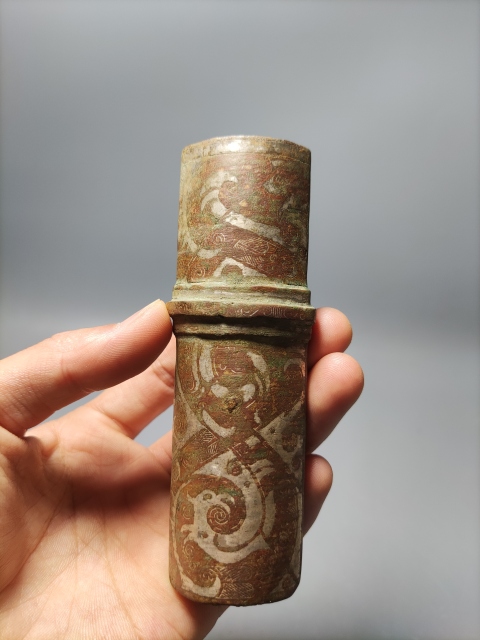古玩銅器錯銀**構件拍賣,當前價格3999元