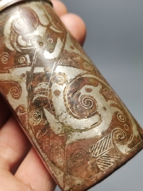古玩銅器錯銀**構件拍賣,當前價格3999元