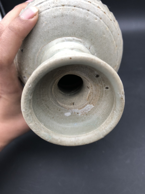 古玩陶瓷宋將樂窯盤口瓶已保真拍賣，當前價格3800元
