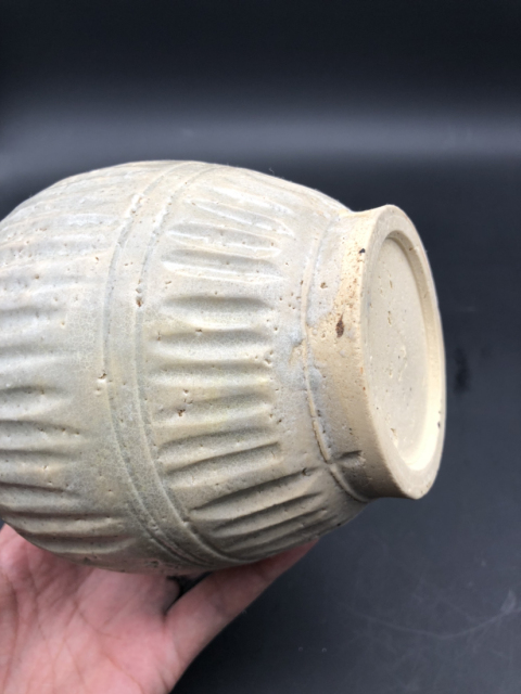 古玩陶瓷宋將樂窯盤口瓶已保真拍賣，當前價格3800元