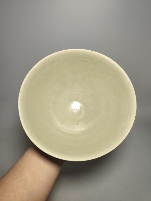 古玩陶瓷北宋耀州窯青釉斗笠大碗（精品瓷器）拍賣，當前價格6800元