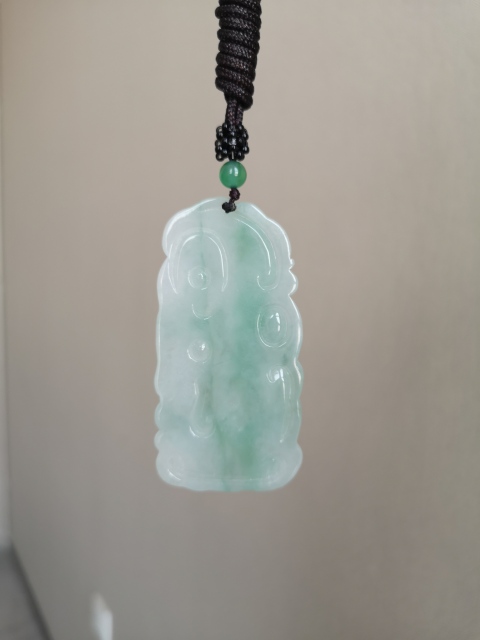 古玩玉器翡翠觀音拍賣,當前價格888元