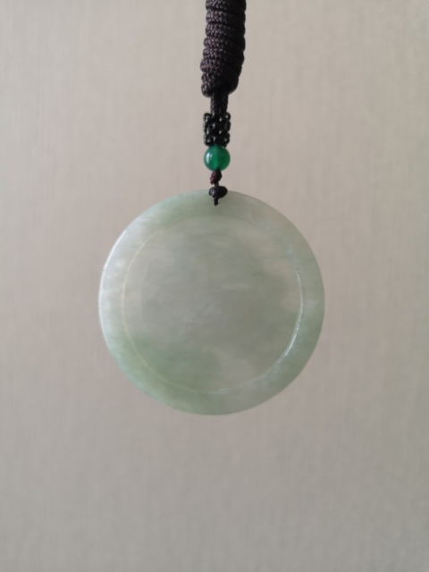 古玩玉器翡翠圓佩拍賣,當前價格450元