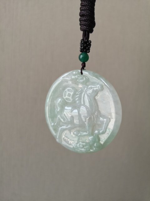 古玩玉器翡翠圓佩拍賣,當前價格450元