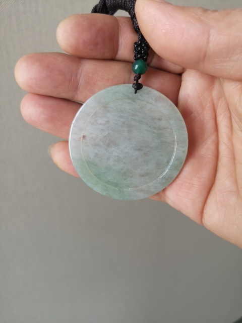 古玩玉器翡翠圓佩拍賣,當前價格450元
